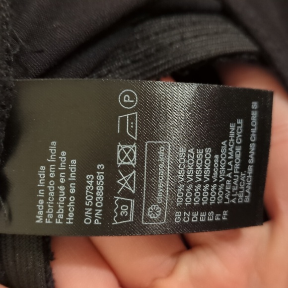 H&M Black jumpsuit pants romper large size 12 - Picture 6 of 7